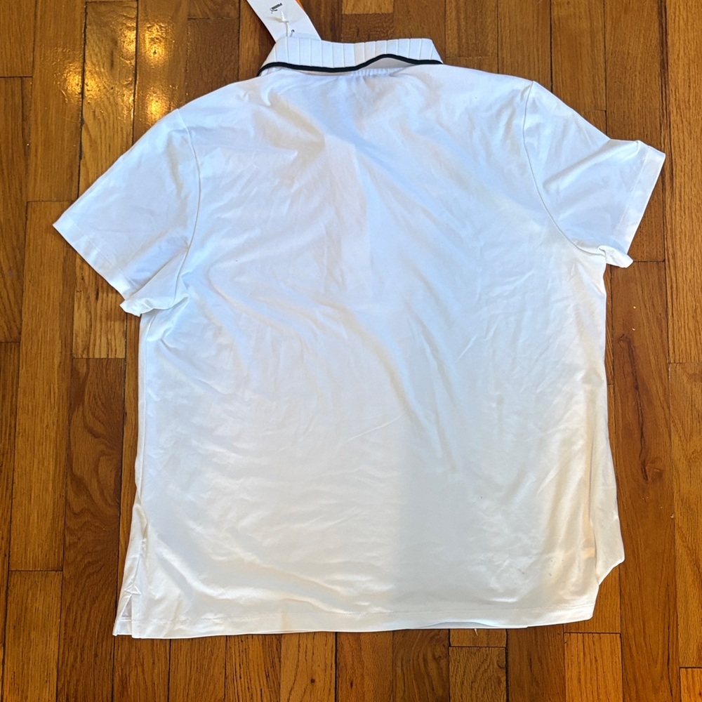 Woman’s Puma Cloudspun White Polo Shirt - L. NWT - Picture 7 of 7